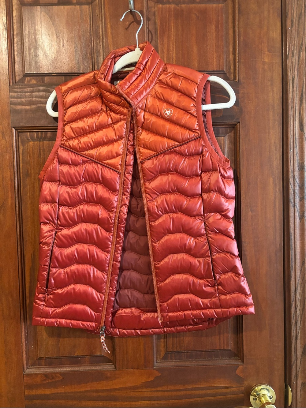Ariat Red Quilted Puffer Vest